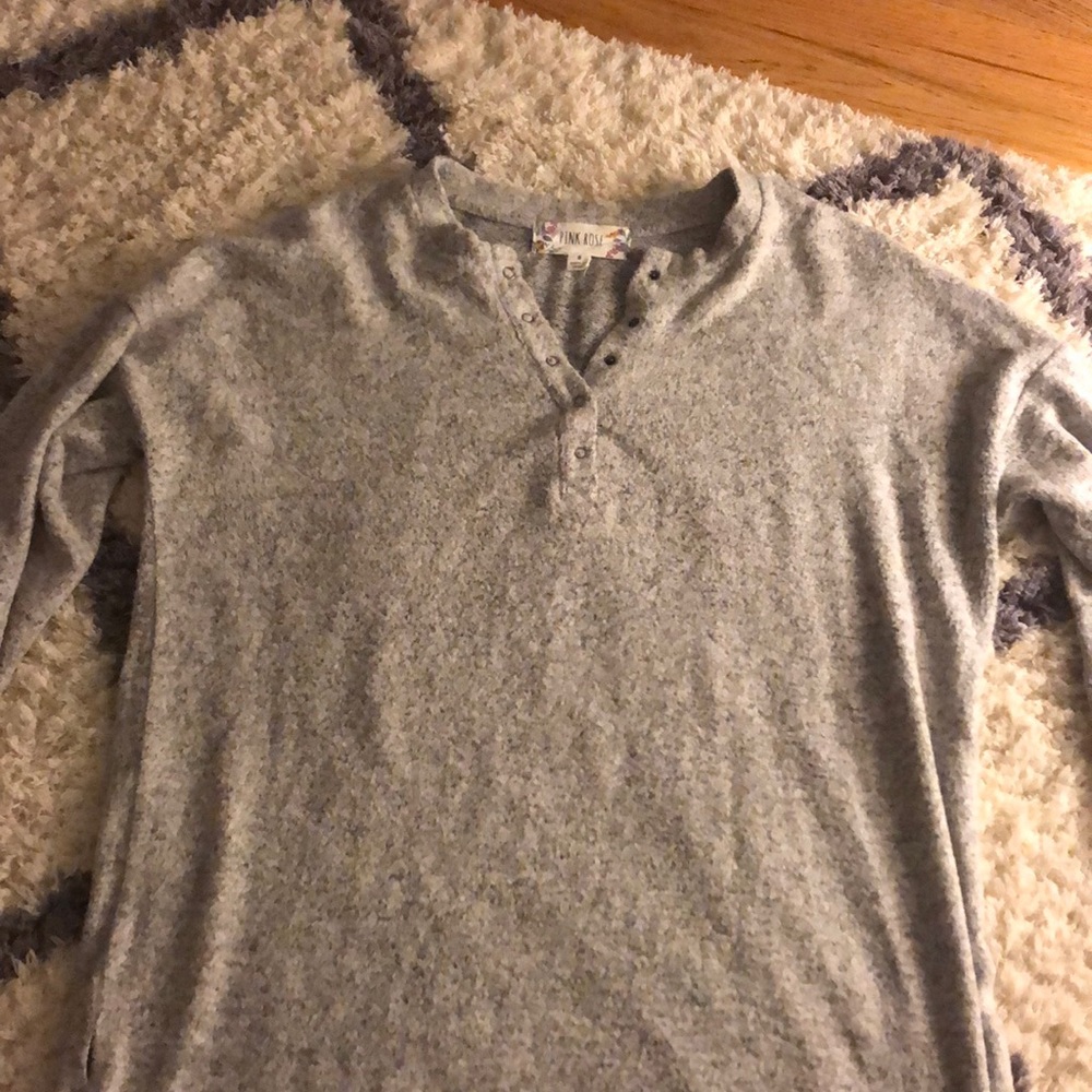 Grey soft sweater